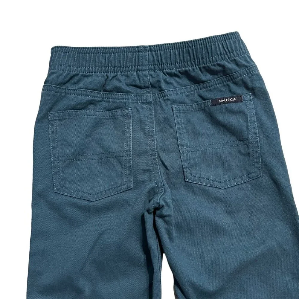 Nautica 4T Sailboat Button Down Shirt & Jogger Pants Set